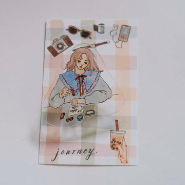 La Dolce Vita | Clip Acrílico Stamp Girl