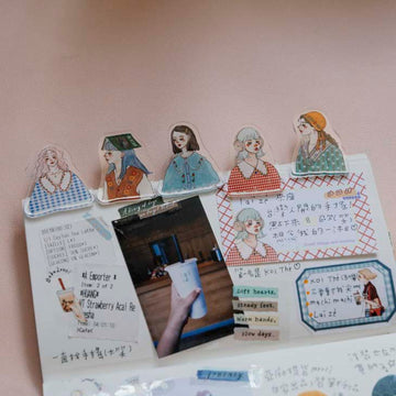 La Dolce Vita | Clip Acrílico Stamp Girl