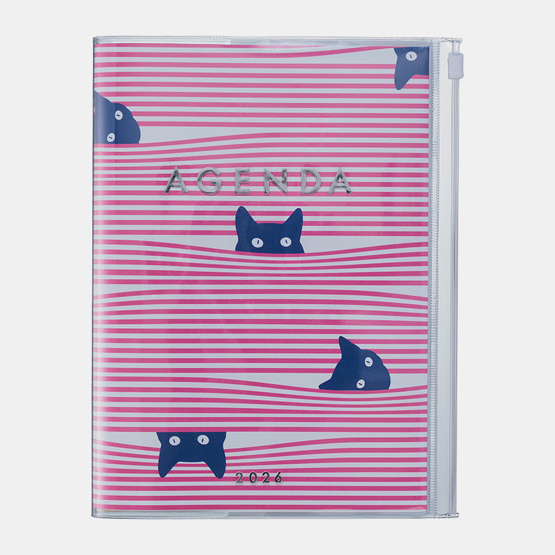 Mark's | A5 Cats Pink 2025-2026 Agenda (weekly)