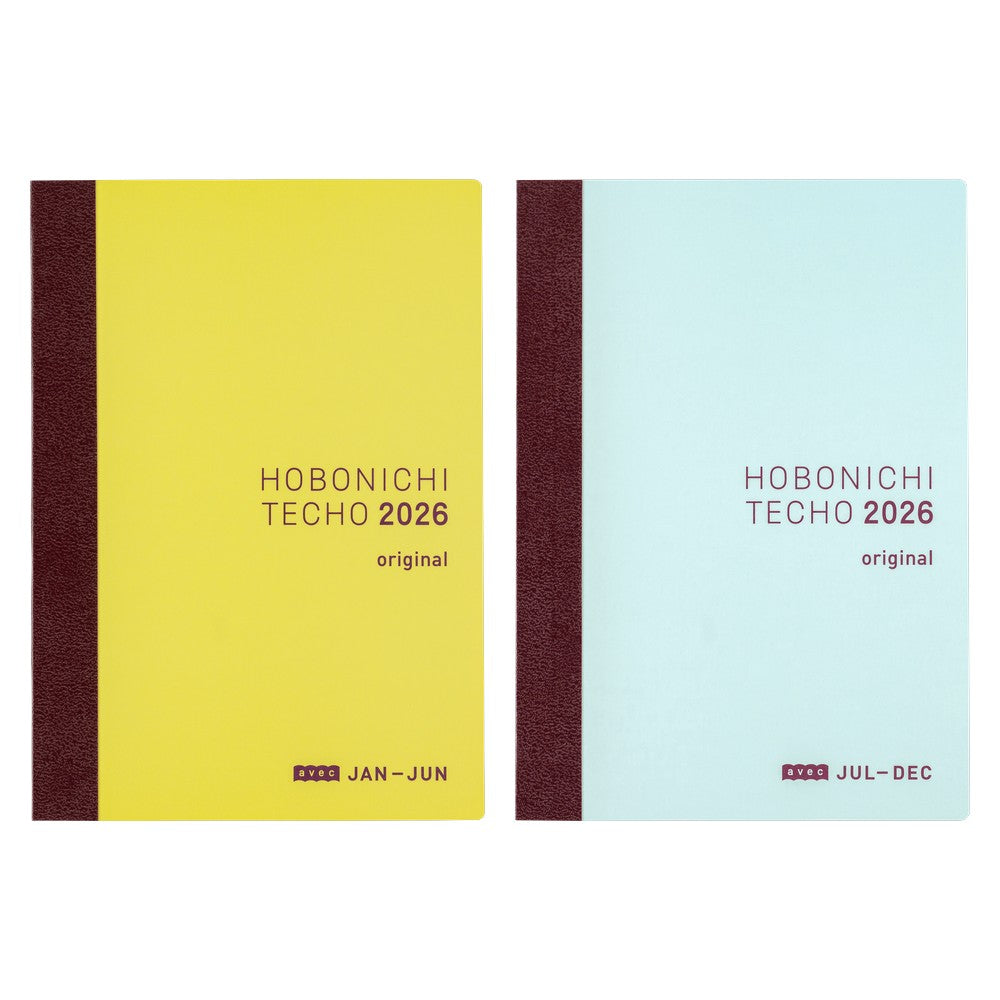 Hobonichi | Agenda Hobonichi Techo A6 Original AVEC (Japonés) 2026