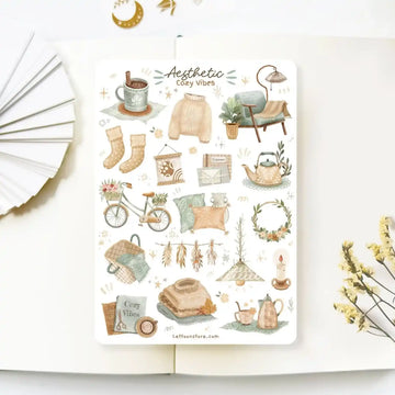 LETTOOn | Pegatinas Aesthetic Cozy Vibes