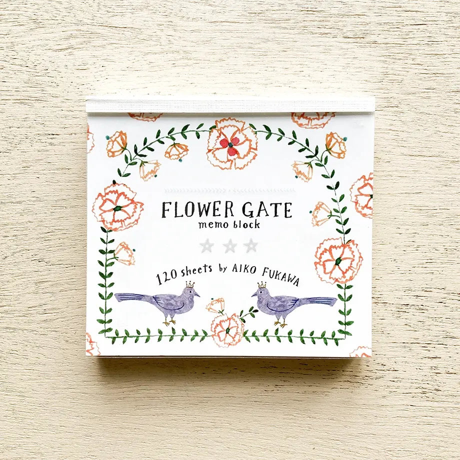 Cozyca | Aiko Fukawa Flower Gate Notepad