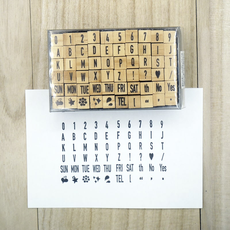 Arte CO | Set de Sellos Alphabet