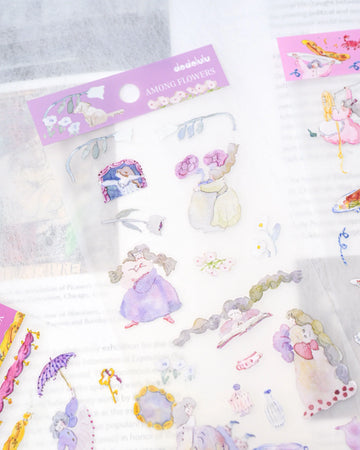 Dodolulu | Pegatinas Matte Among Flowers