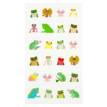 Greeting Life | Pegatinas Animal Die-Cut Reptiles and Amphibians