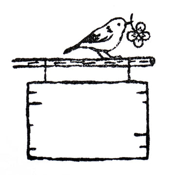 Cozyca | Sello Midori Asano Signboard And Bird