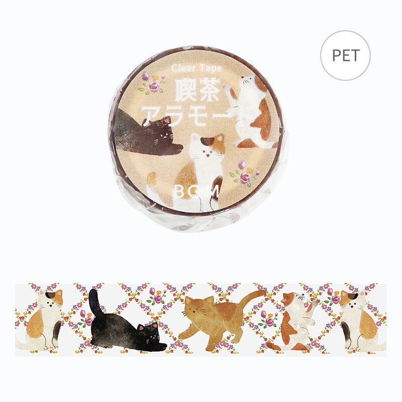 BGM | Coffee Shop Cat PET Tape