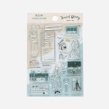 BGM | Silicone Stamps Travel Japan Walking