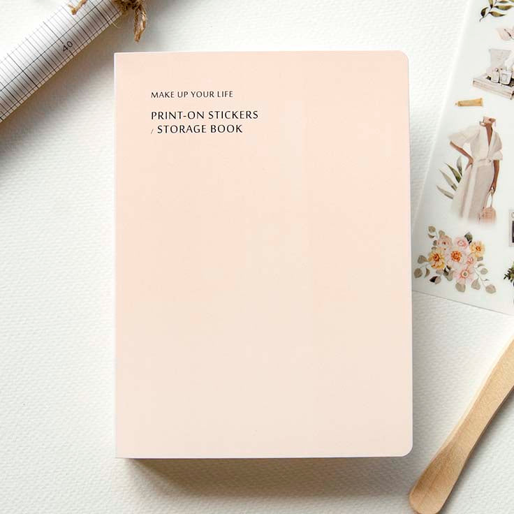 Mu Lifestyle | Carpeta Para Guardar Pegatinas Transferibles Nude Pink