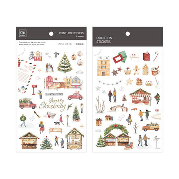 MU LifeStyle | Pegatinas Transferibles 1029 Merry Christmas