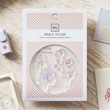 MU LifeStyle | Sellos de Silicona Purple Flowers