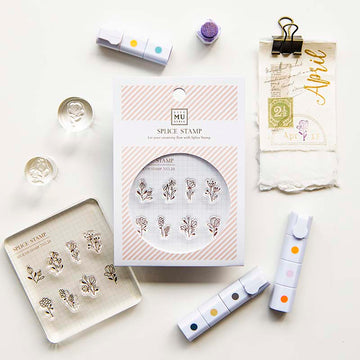 MU LifeStyle | Sellos de Silicona Sketch Flowers