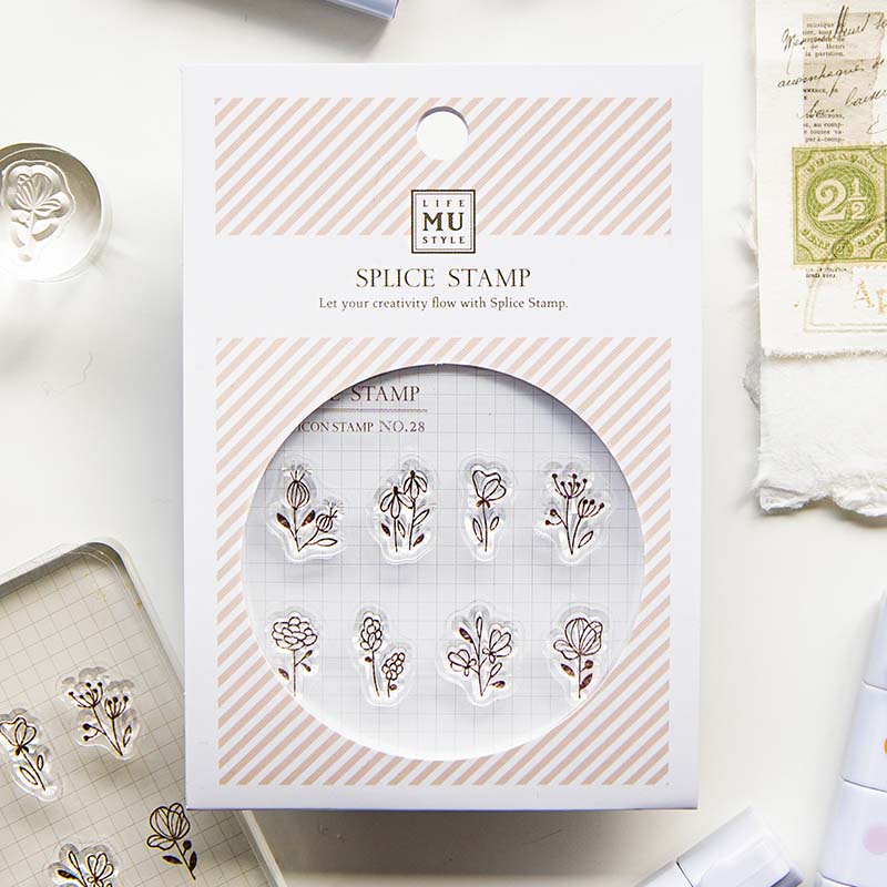MU LifeStyle | Sellos de Silicona Sketch Flowers