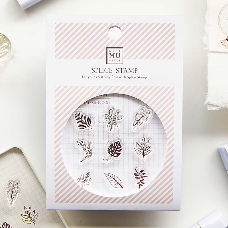 MU LifeStyle | Sellos de Silicona Mini Leaves