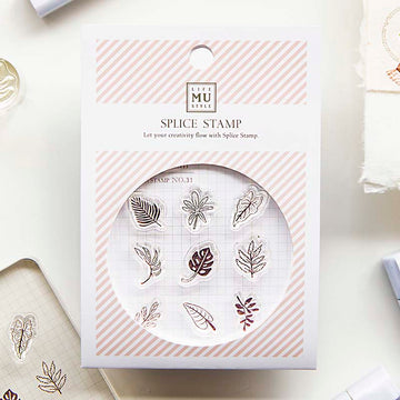 MU LifeStyle | Sellos de Silicona Mini Leaves