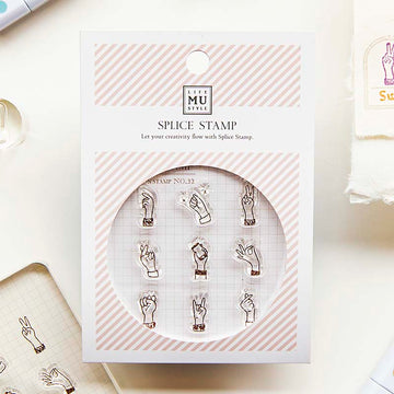 MU LifeStyle | Sellos de Silicona Mini Hand Gestures