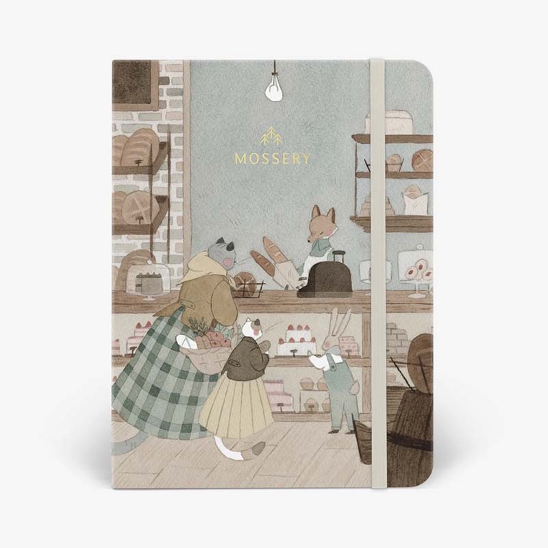 Mossery | Cuaderno Threadbound A5 Bakery (Puntos)