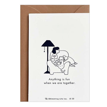 Greeting Life | Tarjeta de Felicitación Mini Best Friend Thank You Red Cat