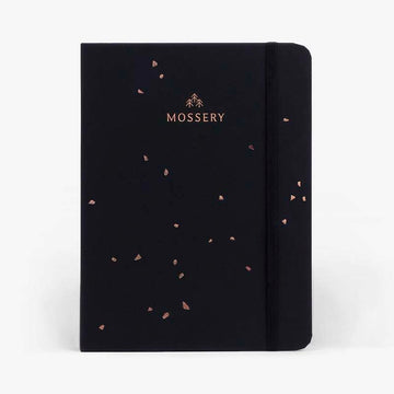 Mossery | Cuaderno Threadbound A5 Black Speckle (Puntos)
