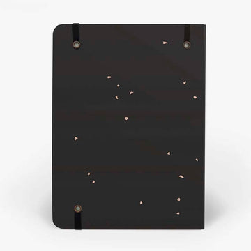 Mossery | Cuaderno Threadbound A5 Black Speckle (Puntos)