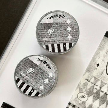 Pion | Black Pages Washi Tape