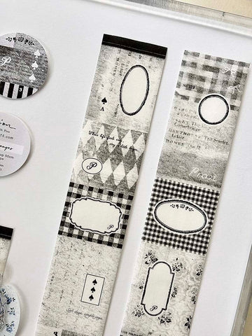 Pion | Black Pages Washi Tape