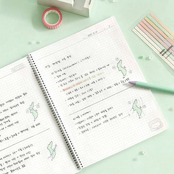 Iconic | Cuaderno Blah Blah Grid B5 Cream Yellow (Cuadros)