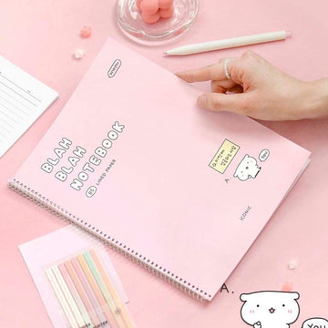 Iconic | Cuaderno Blah Blah Line B5 Pink (Rayas)