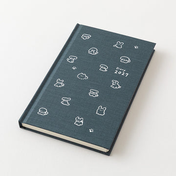 Midori | Agenda Diario Book B6 Dog Navy 2027 (Semanal)