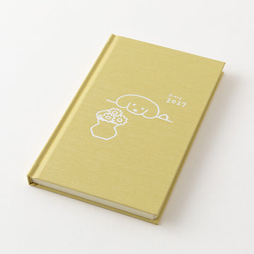 Midori | Agenda Diario Book B6 Dog Yellow 2027 (Semanal)