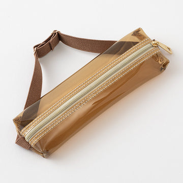 Midori | Estuche Book Band B6 - A5 Brown Clear × Brown