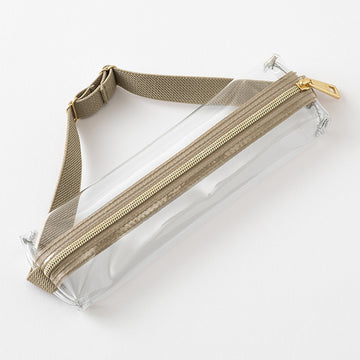 Midori | Estuche Book Band B6 - A5 Clear × Beige