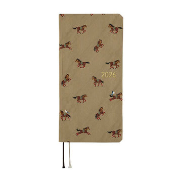 Hobonichi | Agenda Hobonichi Weeks Bow & Tie: Galloping Horses 2026