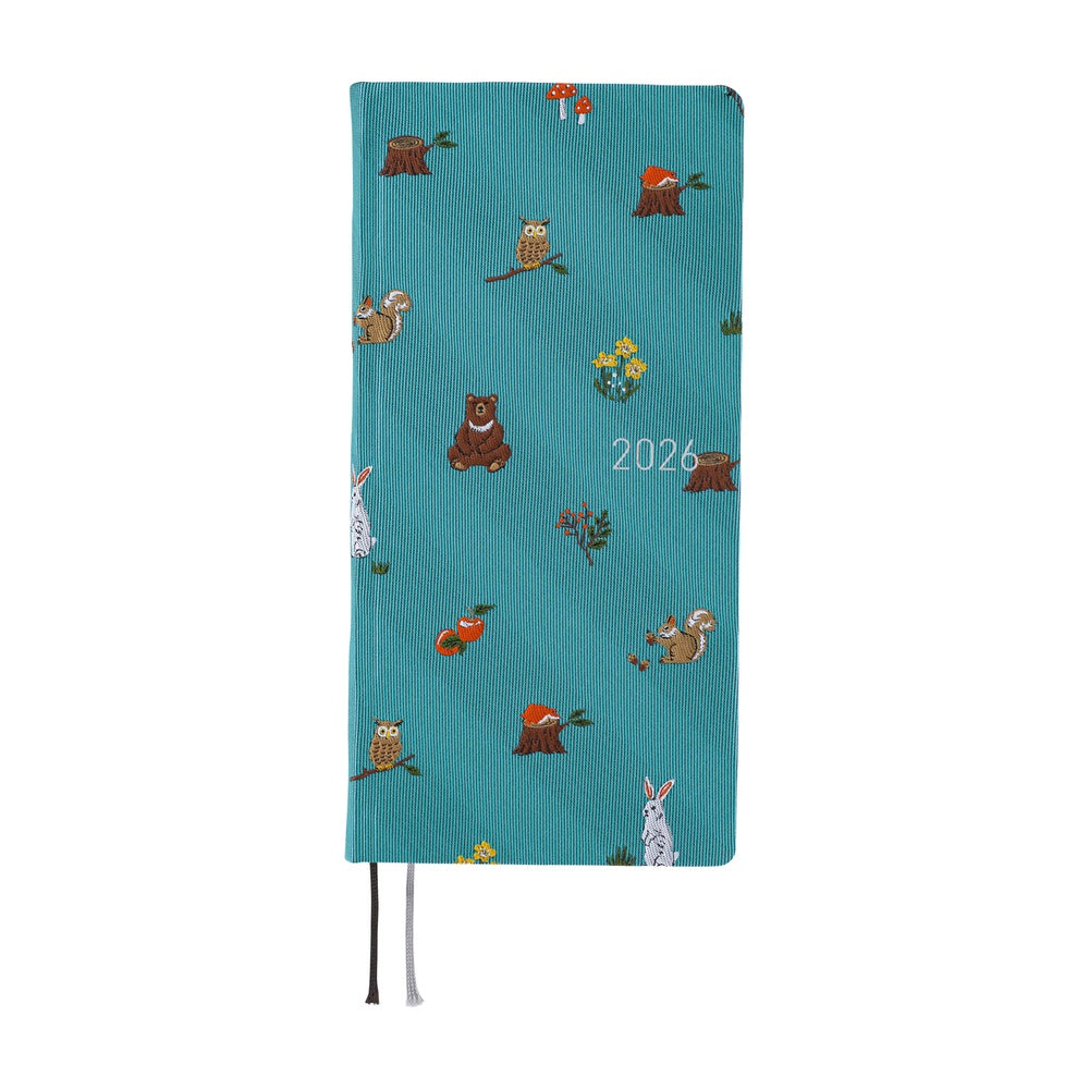 Hobonichi | Agenda Hobonichi Weeks MEGA Bow & Tie: In the Forest 2026