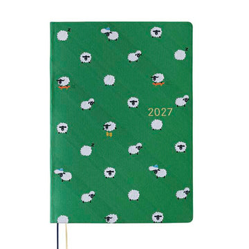Hobonichi | Agenda Hobonichi HON A5 Bow & Tie: Sheep Sheep Sheep 2027