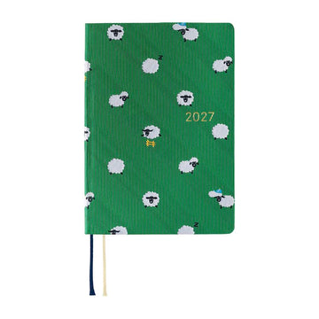 Hobonichi | Agenda Hobonichi HON A6 Bow & Tie: Sheep Sheep Sheep 2027