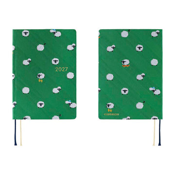 Hobonichi | Agenda Hobonichi HON A6 Bow & Tie: Sheep Sheep Sheep 2027