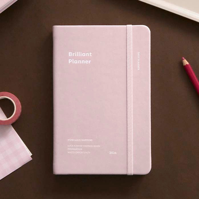 Iconic | Agenda Brilliant 2026 B6 Fairy Pink (Diaria)