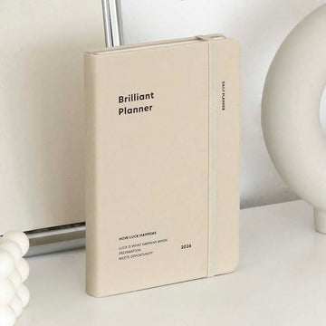 Iconic | Agenda Brilliant 2026 B6 Milk White (Diaria)
