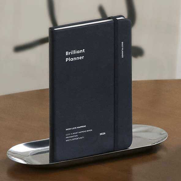 Iconic | Agenda Brilliant 2026 B6 Dark Navy (Diaria)