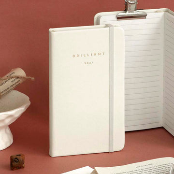 Iconic | Agenda Brilliant Mini 2027 Milk White (Mensual)