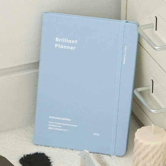 Iconic | Agenda Brilliant 2026 Soft Blue (Semanal)