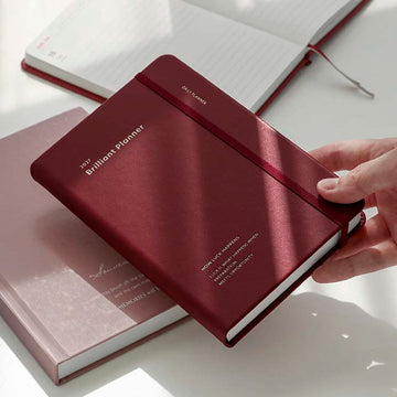 Iconic | Agenda Brilliant 2027 B6 Deep Rouge (Diaria)