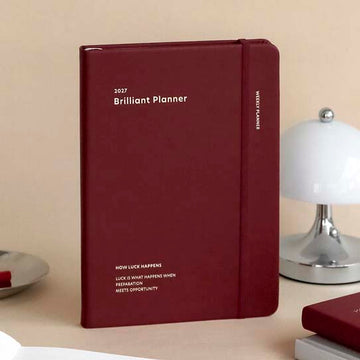 Iconic | Agenda Brilliant 2027 Deep Rouge (Semanal)