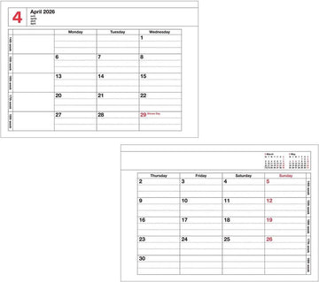 Mark's | Cuaderno Calendario 2027 Mini Black
