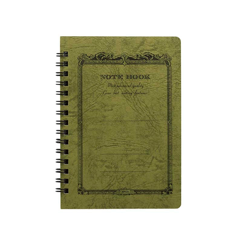 Apica | Cuaderno CD Twin Ring A6 Olive (Kanran)