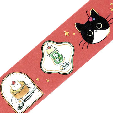 BGM | Foil Cafe Kuroneko Washi Tape Cafe Frame