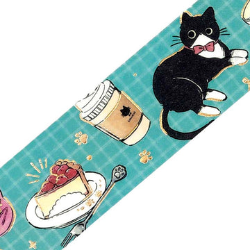 BGM | Foil Cafe Kuroneko Washi Tape Cafe Stroll