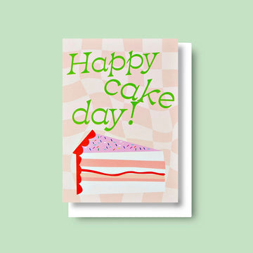 Good Thanks Paper | Tarjeta de Felicitación Cake Day Birthday