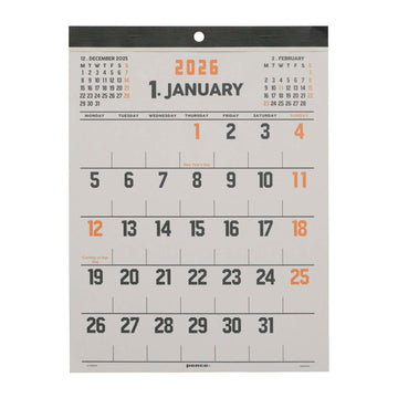 Penco | Calendario De Pared Of The Old School A4 2026